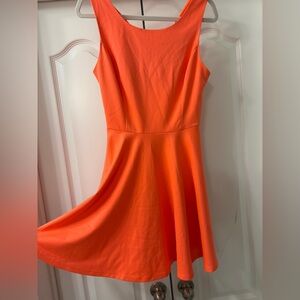 Guess Bright Orange Mini Dress